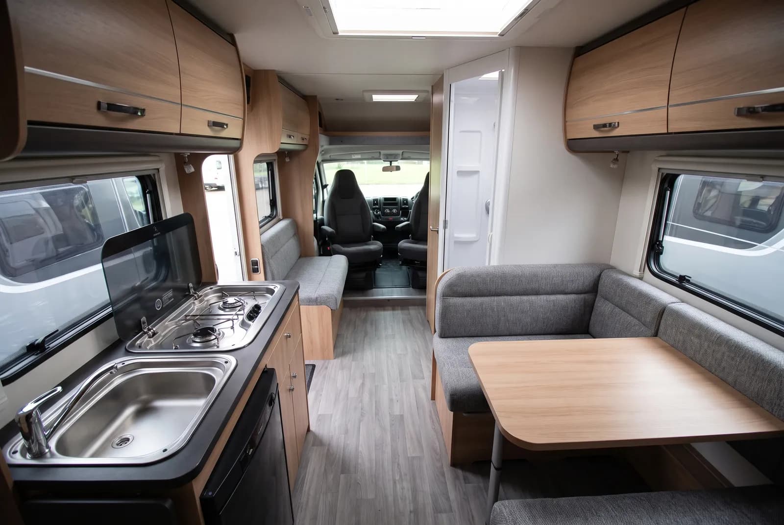 Interieur van een Adria