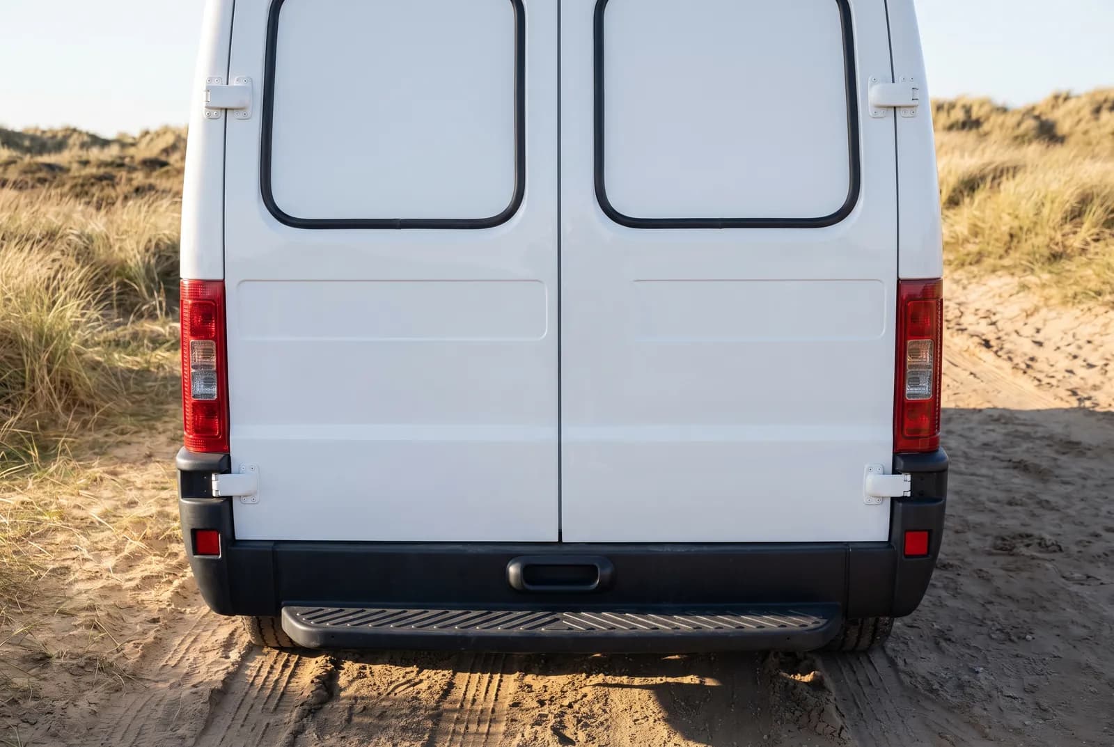 Detail van een Carado Buscamper